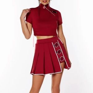 Naruto Sakura Haruno cosplay skirt set